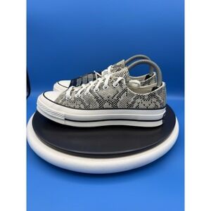 Converse Chuck 70 Faux Snakeskin Womens Size 7.5 Low Top Platform Sneakers Shoes